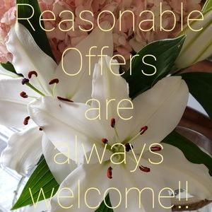 All offers will be considered